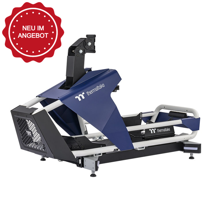 Thermaltake GR700 Racing Simulator Cockpit mit stabilem Aluminium- und Stahlrahmen für GT- und Formel-Sim-Racing-Setups
