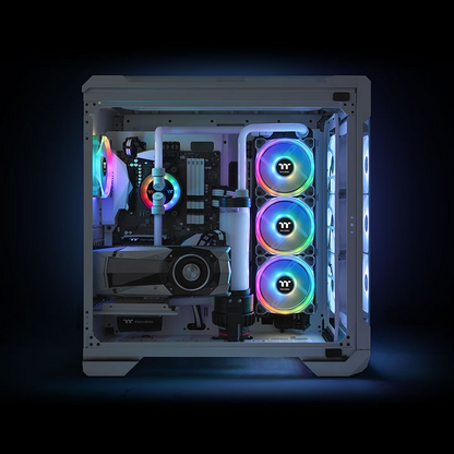 Riing Trio 12 RGB Snow White Gehäuselüfter (3-Fan Pack)