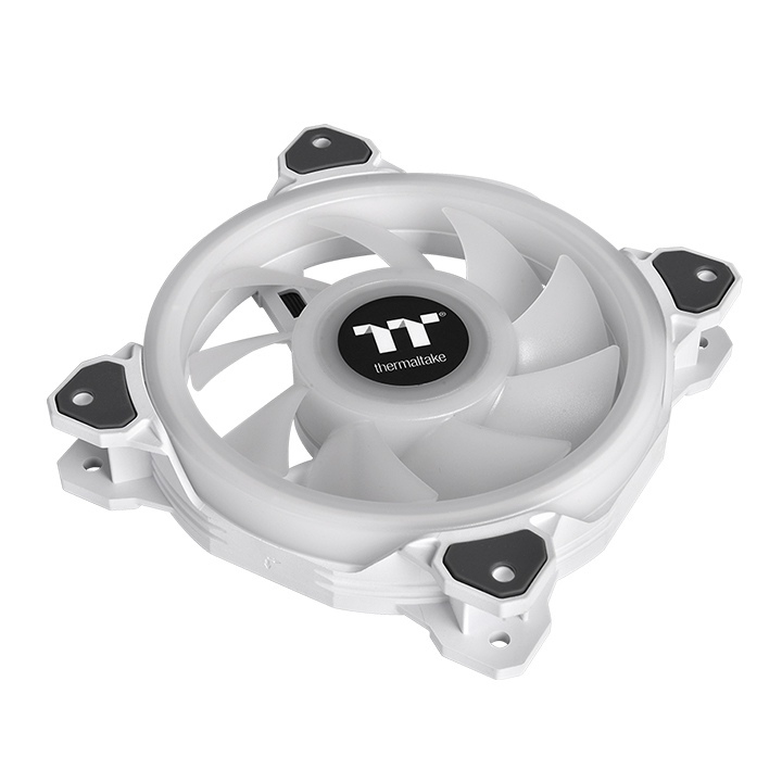 Riing Quad 12 RGB Snow White Gehäuselüfter (3-Fan Pack)