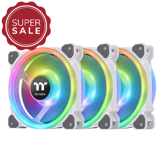 Riing Trio 12 RGB Snow White Gehäuselüfter (3-Fan Pack)