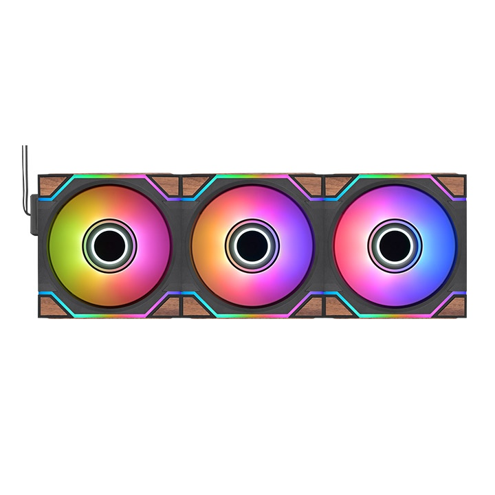 SWAFAN 120 EX INFINITY Wood Edition Gehäuselüfter (3-Pack Fan)