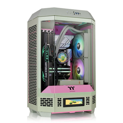 Thermaltake The Tower 300 Matcha Plum - Thermaltake Toughstore