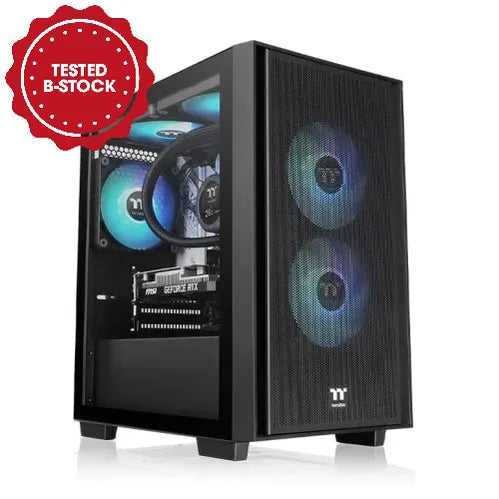 ***B-Ware*** Versa H16 TG ARGB Case Black