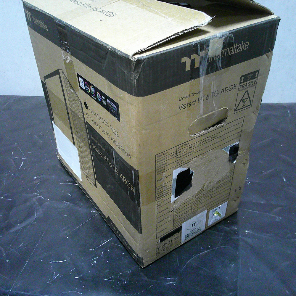 ***B-Ware*** Versa H16 TG ARGB Case Black