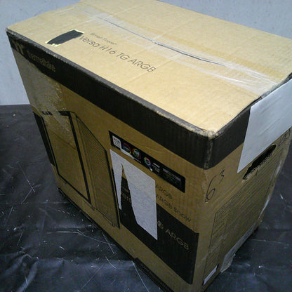 ***B-Ware*** Versa H16 TG ARGB Black