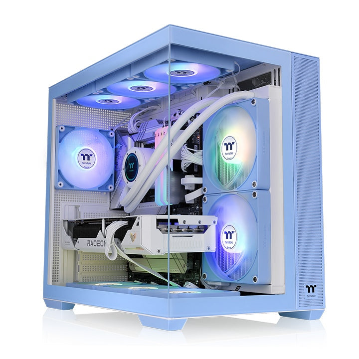 View 380 TG ARGB Hydrangea Blue - Thermaltake Toughstore